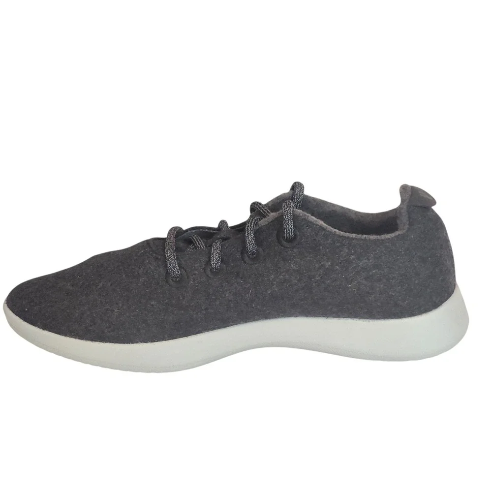 Allbirds Wool Runners Mens 10 Charcoal Grey Sustainable Merino Wool Sneakers NEW